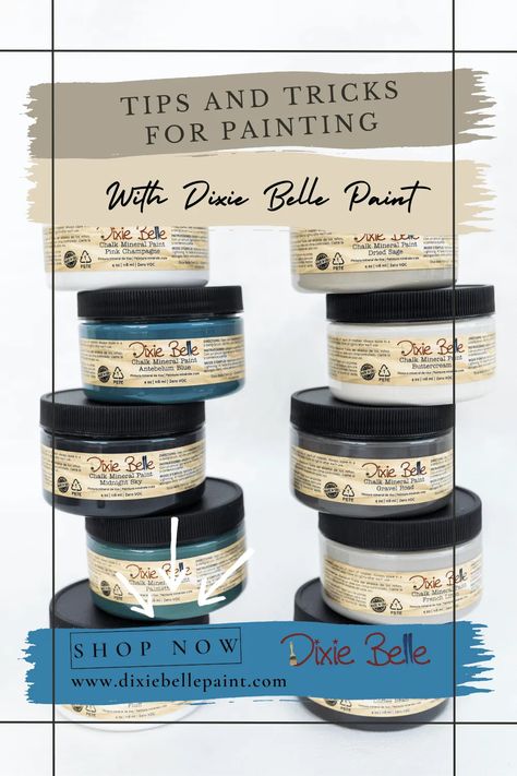 Tips and Tricks for Painting with Dixie Belle Paint Chalk Paint Colors Combinations, Dixie Belle Chalk Paint Furniture, Coastal Kitchen Table, Coffee Table Refinish, Things Paint, Chalk Paint Chairs, Painting Bookcase, Spray Paint Furniture, Chalk Paint Furniture Diy