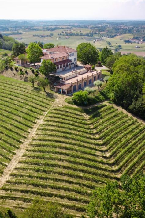 A restored 17th-century monastery that now serves as a villa with multiple apartments and commercial vineyards in the Piedmont region of Italy is heading to auction later this month.  In addition to its history as a Catholic monastery, the estate in the province of Asti—known as Azienda Agricola Montefiorito—has also served as a restaurant and hotel. Italy Abroad, Asti Italy, Regions Of Italy, Boutique Homes, Round Wall Mirror, Dream House Decor, Historic Homes, 17th Century, House Decor