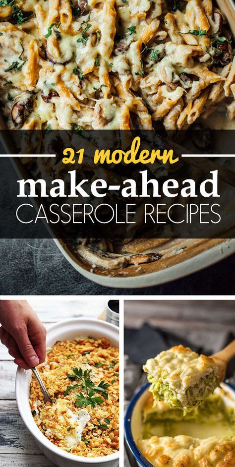 Easy Casserole Recipes For Dinner Make Ahead Freezer Cooking, Casserole Recipes For Dinner Freezer, Healthy Make Ahead Side Dishes, Healthy Frozen Casserole Recipes, Freezer Meals For 2 People, Make Ahead Meals For Busy Nights, Make Ahead Freezer Meals Casseroles, Crowd Pleasing Casseroles Main Dishes, Fun Casserole Recipes