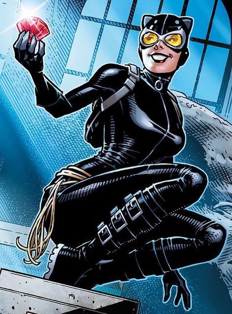 Catwoman Comic, Catwoman Selina Kyle, Dc Comics Wallpaper, Western Comics, Comic Villains, Batman And Catwoman, Selina Kyle, Dc Comics Artwork, Cat Woman Costume