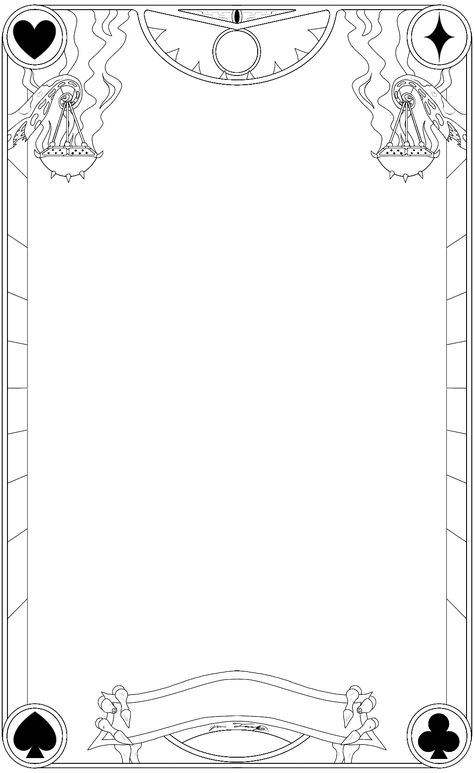 Blank Tarot Card, Vintage Tarot Cards Printable, Blank Tarot Template, Pages Tarot, Tarot Card Frame Design, Card Templates Free, Tarot Card Decks, Templates Free Download, Deck Of Cards