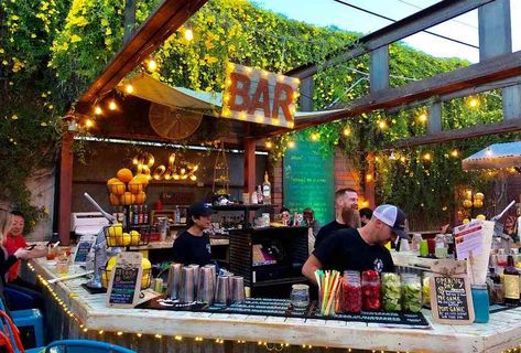 Patio Bars, Phoenix Images, Island Survival, Cool Drinks, Diy Water Fountain, Phoenix Homes, Diy Artwork, Outdoor Restaurant, Tap Room