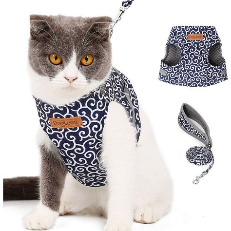 Best Cat Harness, Harness And Leash Set, Cat Puzzle, Savannah Cat, Cat Harness, Pet Harness, Dog Jacket, Pet Safety, Cat Costumes