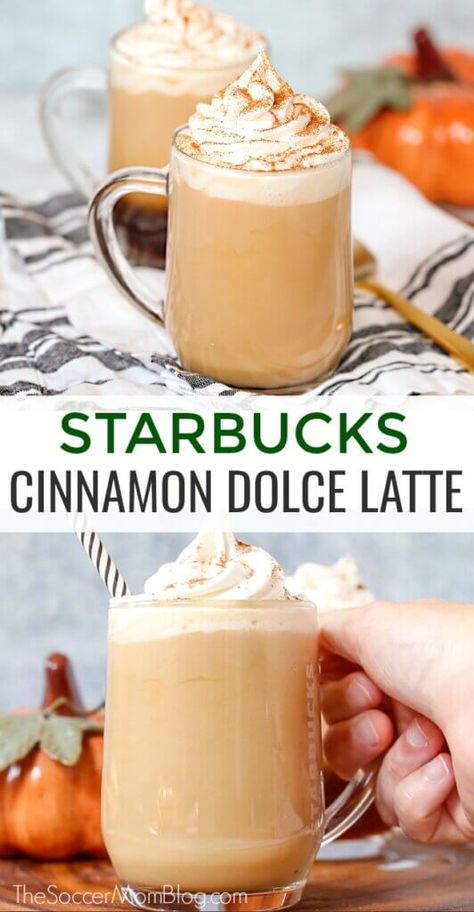 Caribou Copycat Recipes, Coffee Garnish Ideas, Coffee Shop Coffee Recipes, Ninja Luxe Cafe Recipes, Popular Coffee Drinks, Christmas Coffee Recipe, Cinnamon Starbucks, Coffee Shop Recipes, Starbucks Cinnamon Dolce Latte