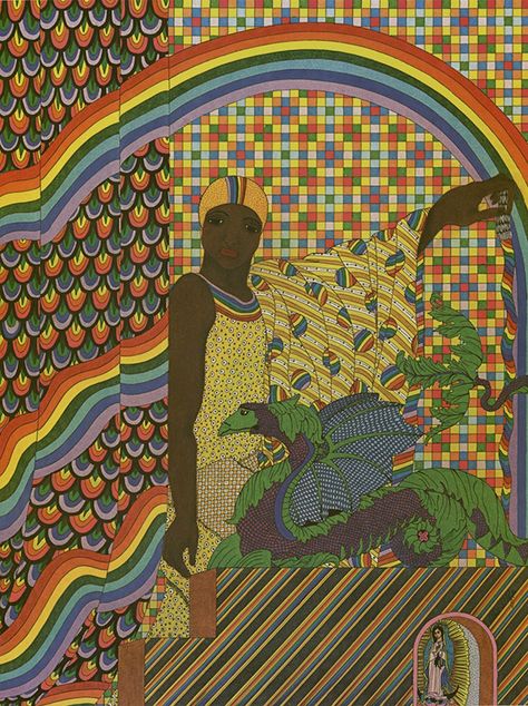 Alberto del Pozo African Gods And Goddesses, African Gods, Swimwear Prints, Asos Swimwear, Mami Wata, Illustration Art Drawing, Gods And Goddesses, Religious Art, Art And Illustration