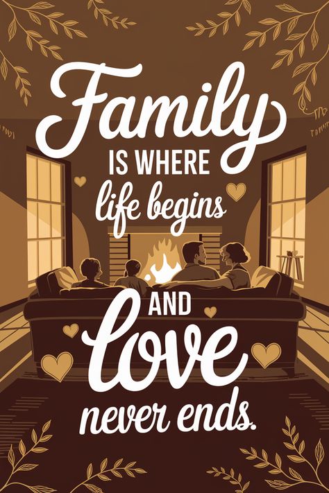 Family is where life begins and love never ends. Follow us for more heartwarming family quotes! 💕 Comment below what your family means to you.

Who’s the most fun person in your family? Tag them!

#quotes #motivation #life #quoteoftheday #lifestyle #family #parenting #momlife #familylife #parentingtips Family And Friends Quotes, Family Picture Quotes, Family Together Quotes, Happy Sabbath Quotes, Friends Are Family Quotes, Sabbath Quotes, Family Togetherness, Family Aesthetic, Family Bonding Activities