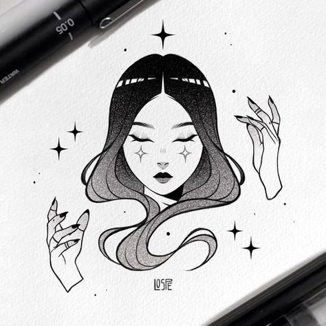 Wrist Tattoo Designs, Z Tattoo, Soulful Art, L Tattoo, Magic Witch, Tattoo Portfolio, Arm Sleeve Tattoos, Tattoo Outline, Witch Art