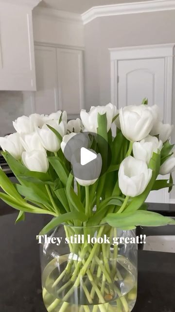 Tulip Arrangement, Fresh Tulips, Tulips Arrangement, Copper Penny, Round Vase, Helpful Tips, Flower Vases, Fresh Water, Helpful Hints