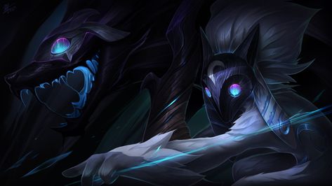 League Of Legends Kindred Wallpaper League Legends, Background Images Wallpapers, Lol League Of Legends, Wallpaper Pc, Mythical Creatures, League Of Legends, Game Art, Hd Wallpaper, Art Wallpaper