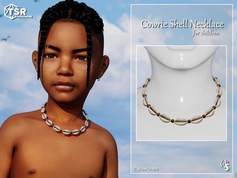 The Sims Resource - Sims 4 - Necklaces - WisteriaSims - For children - Cowrie Shell Necklace for children Sims 4 Cc Shell Necklace, Sims 4 Shell Necklace, Sims 4 Avatar Navi Cc, Sims 4 Cheats, Shell House, Puka Shell Necklace, Sims 4 Tsr, Cowrie Shell Necklace, Free Sims 4