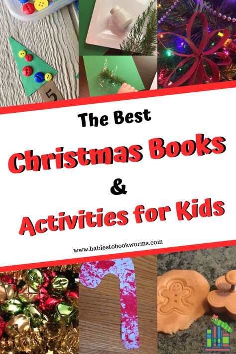 Celebrate the holiday season with the best Christmas children's books and activities for families to enjoy together! #christmasbooks #christmasactivities #christmasbooksforkids #christmaschildrensbooks #christmasactivitiesforkids #christmasgames #kidsbooks #kidsbooklist #kidsholidaybooks #holidaygamesforkids #holidayactivitiesforkids #holidaybooksforkids Christmas Book And Craft Kids, Christmas Book Crafts For Kids, Christmas Book And Craft, Christmas Book Activities, Best Christmas Books, Books And Activities, Christmas Books For Kids, Holiday Activities For Kids, Fun Christmas Games