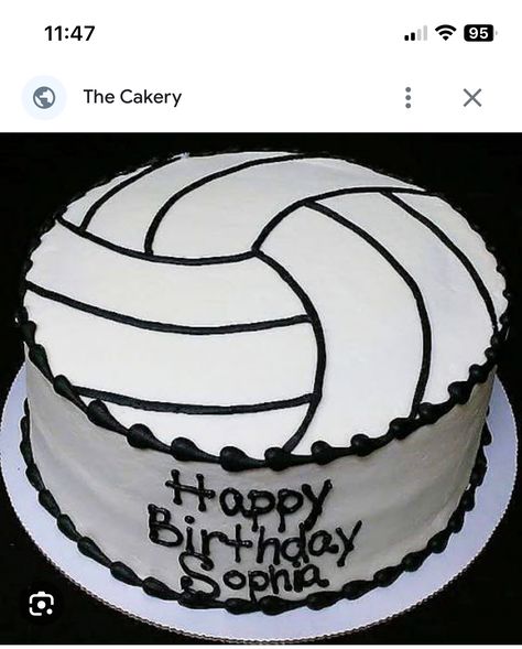 Volleyball Birthday Cakes, Volleyball Cake, Volleyball Birthday Party, Volleyball Birthday, Sports Cake, Sport Cakes, Pink Birthday Cakes, Creative Birthday Cakes, Tasty Baking