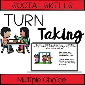 Taking Turns Activities Social Skills, Taking Turns Activities, Turn Taking Activities, Social Skill Activity, Intervention Specialist, Social Skills Activities, Skills Activities, Kindergarten Teacher, Boom Cards