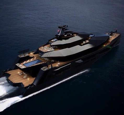 Goals #black #yacht Yatch Boat, Mega Yacht, Luxury Boat, Yacht Interior, Cool Boats, Yacht Life, Bigger Boat, Boats Luxury, Yacht Boat