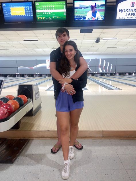 #date #dateideas #datenightideas #boyfriend #mylovestory #bowling Couple Bowling, Abc Dates, Bowling Date, Bf Pics, Group Dates, Oddly Specific, Cute Date Ideas, Couple Selfies, Manifestation Board