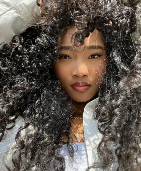 Blasian Girl, Aesthetic People, American Woman, Dream Hair, Attractive People, Girl Face, Woman Face, So Pretty, Girl Tattoos