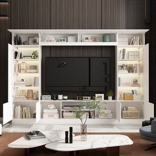 TV Stands - Bed Bath & Beyond Wall Entertainment Center Ideas, Bookshelf Entertainment Center, Wall Entertainment Center, Wall Units, Wall Unit, Online Furniture Stores, Tv Stands, Entertainment Center, Tv Stand