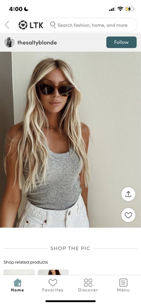 The Salty Blonde Hair, Salty Blonde Style, Salty Blonde Hair, The Salty Blonde, 2024 Fits, Salty Blonde, Blonde Hair Inspiration, Beauty Hair Makeup, Summer 24