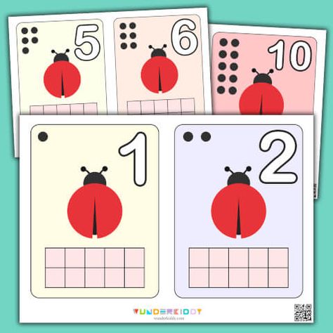 Printable Ladybug Math Counting Preschool Worksheet Ladybug Math, Kids Critical Thinking, Counting Preschool, Preschool Math Games, Dragon Wallpaper, Printable Games For Kids, Dragon Wallpaper Iphone, Fun Math Activities, Math Counting