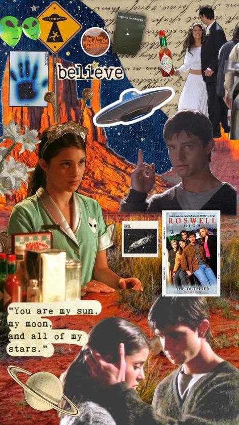 #roswell #90s Roswell Aesthetic, Roswell Alien, Roswell Tv Series, Best Couple, The Outsiders