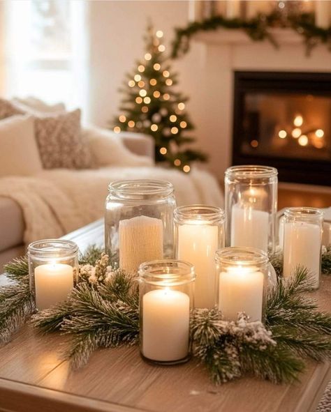 After Christmas Decor, Winter Centerpiece, Christmas Coffee Table Decor, Festive Table Setting, Winter Centerpieces, Coffee Table Centerpieces, Holiday Vibes, Cozy Holiday, Good Morning Sunshine