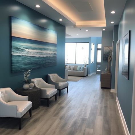 Clinic Office Design, Doctors Room Design, Medical Waiting Room Ideas, Doctor’s Office Design, Modern Doctors Office Waiting Rooms, Medical Office Waiting Room Decor, Medical Office Aesthetic, Mental Health Clinic Interior Design, Medical Clinic Design Interiors Doctor Office