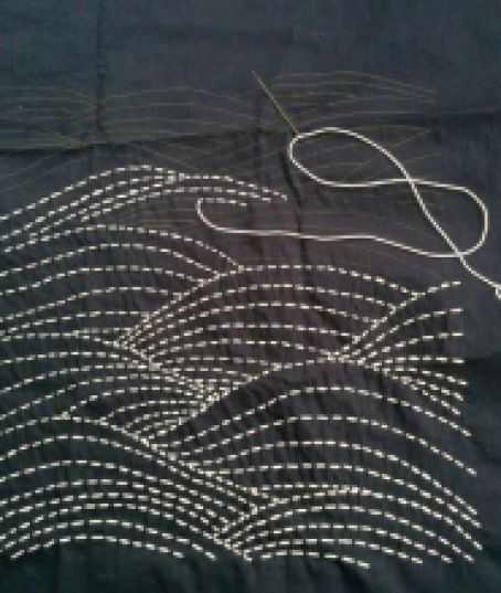 92abf2a12923723206773b4dddcdf842--embroidery-japanese-sashiko-japanese-stitching Broderie Anglaise Fabric, Boro Stitching, Sashiko Pattern, Sashiko Embroidery, Hardanger Embroidery, Pola Sulam, Japanese Embroidery, 자수 디자인, Crewel Embroidery