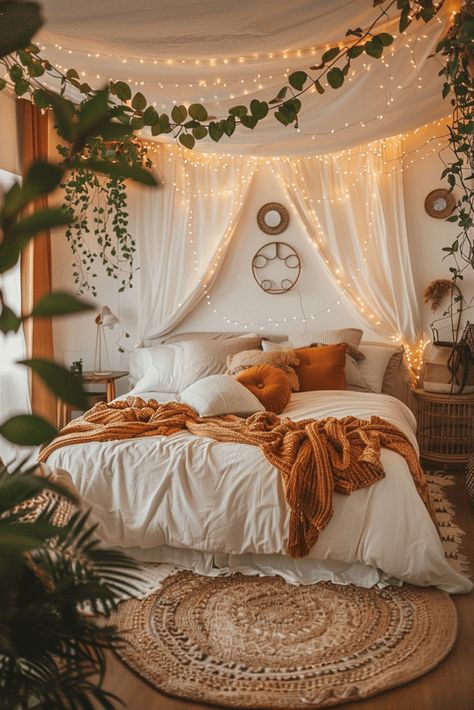 29 Boho Bedroom For Couples 1 Country Romantic Bedroom, Cozy Bedroom On A Budget, Cozy Bedroom Ideas Big Room, Girl Boho Bedroom Ideas, Bedroom For Couples Ideas, Canopy Bed Ideas Boho, Corner Bed Ideas Tiny Bedrooms, Boho Attic Bedroom, Boho Cozy Bedroom