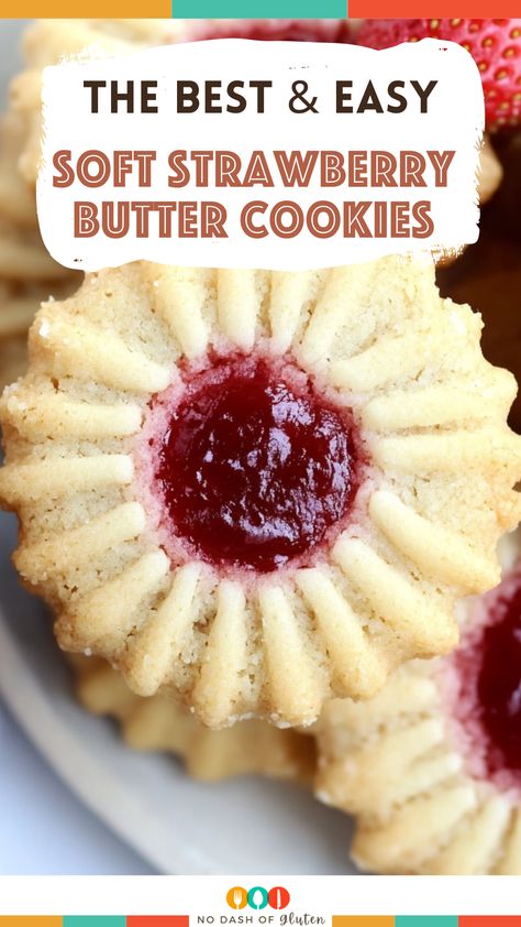 These Soft Strawberry Butter Cookies are as delightful as they sound! Buttery cookies filled with a sweet jam and buttercream make them perfect for any occasion. They’re easy to make and even more fun to eat. Click to try this recipe and bake your way to deliciousness! Strawberry Butter Cookies, Easy Kid Cookies, Strawberry Sugar Cookie Recipe, Cookies With Fruit, Strawberry Cookie Recipe, Best Butter Cookie Recipe, Butter Cookie Recipe Easy, Strawberry Sugar Cookies, Cookie Recipes For Kids