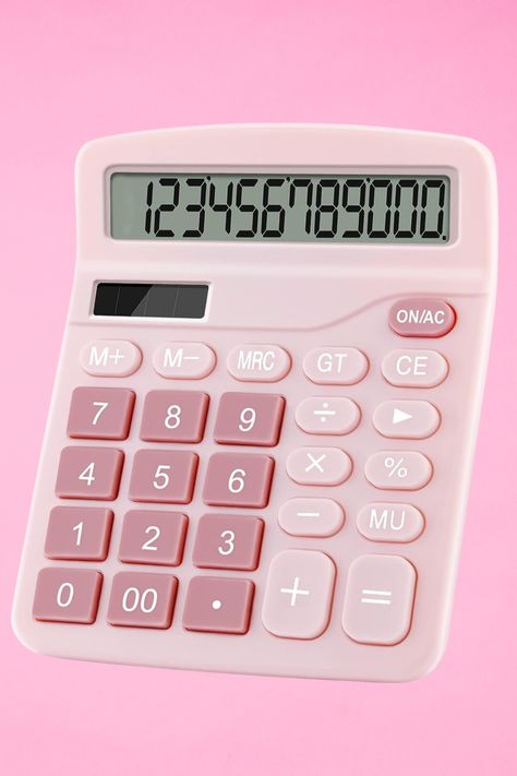 Elevate your workspace aesthetics and number-crunching prowess with the Tocorpie Office Desk Calculator, boasting 12 digits of precision in a charming Pink hue. Whether you're a math whiz, a budgeting guru, or simply need accurate calculations, this calculator delivers style and functionality in one compact package. Effortlessly tackle tasks with its user-friendly design. From financial planning to everyday computations, make a statement while getting the job done. #ad Pink Calculator, Basic Desk, Solar Calculator, Financial Calculator, Pink Office, Office Branding, Office Desktop, Back To School Supplies, Plastic Flowers