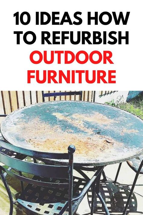 Patio Furniture Makeover Metal Patio Table Makeover, Round Patio Ideas, Patio Table Makeover, Patio Table Redo, Picnic Table Makeover, Painting Patio Furniture, Metal Outdoor Table, Outdoor Furniture Makeover, Metal Picnic Tables