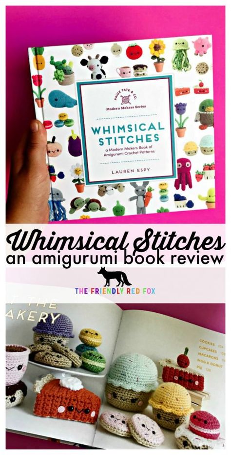 Whimsical Stitches is a super cute amigurumi book with fun, well written patterns. #amigurumi