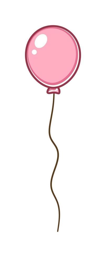 Pink cartoon balloon illustration clipart Illustration Balloon, Zine Cover, Balloon Drawing, Balloon Vector, Drink Topper, Pink Drawing, Pink Cartoon, Balloon Cartoon, Balloon Illustration