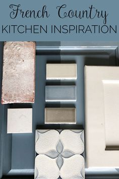 Blue Cottage Kitchen, French Country Kitchen Colors, French Country Tile, Country Kitchen Colors, French Blue Paint, Country Kitchen Inspiration, French Country Color Palette, Blue French Country, Blue Kitchen Walls