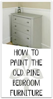 Painting Pine Furniture, Pine Furniture Makeover, Diy Dressers, Furniture Video, Chest Of Drawers Makeover, Pine Bedroom, Pine Bedroom Furniture, Painting Old Furniture, Box Makeover