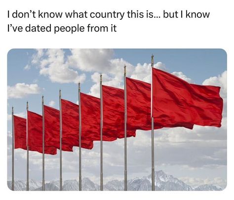 Red Flag Quotes, Dating Red Flags, Complicated Relationship, Red Flags, Bad Feeling, Weird Stories, Red Flag, Funny Relationship, I Don T Know