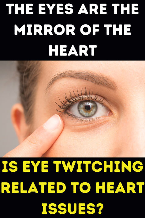 While some individuals might visit an eye specialist due to eye twitching, it's often caused by stress. This stress can subsequently contribute to a range of heart-related conditions. Right Eye Twitching, Eye Twitch, Eye Specialist, Eye Twitching, Heart Rhythm, Magnesium Benefits, Heart Rhythms, Health Signs, Medical School Motivation