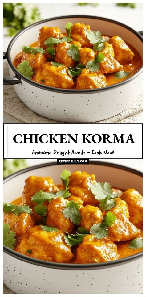 I can't wait to share this aromatic Chicken Korma with you! It's a rich and creamy dish that's bursting with flavors. Perfect for a family dinner or a special gathering. Let’s cook this delightful dish and impress everyone at the table! Chicken Korma Recipe, Dinner Experience, Korma Recipe, Chicken Korma, Chicken Pieces, Gluten Free Chicken, Delicious Chicken, Tender Chicken, Indian Dishes