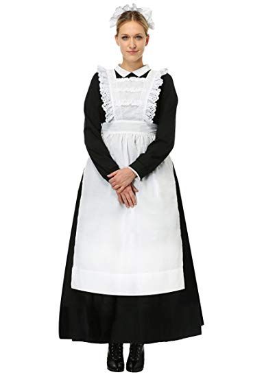 Victorian Maid, Lolita Outfit, Anna Costume, Costume Carnaval, Plus Size Costume, Maid Uniform, Black Halloween Dress, White Apron, Maid Outfit