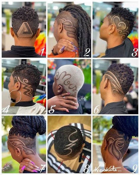 45 Edgy Fade Hair Cuts for Black Women with Short Hair in 2023 - Coils and Glory Haircut Designs For Women Black, New Haircut Style, Hair Cuts For Black Women, Cantu Hair, Black Women With Short Hair, Haircut For Black Women, Undercut Hair Designs, Natural Haircuts, Graduation Hair