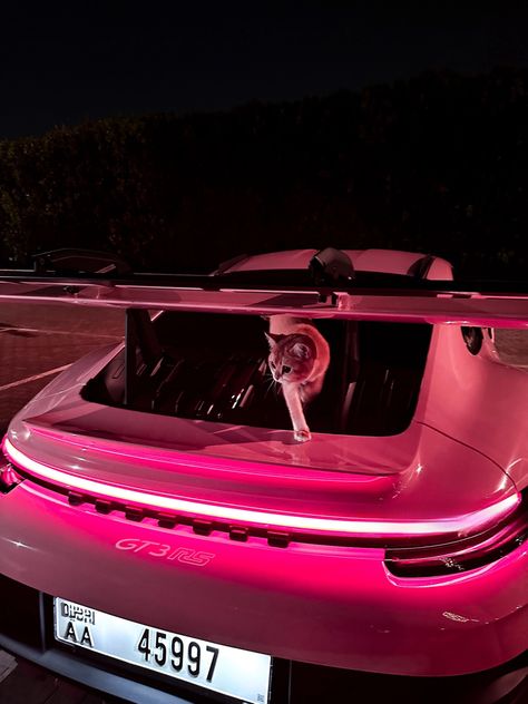 pink Pink Supercar, Pink Car Wallpaper, Pink Porche, Pink Porsche, Image Moto, Lux Cars, Car Goals, Pink Car, Porsche Cars