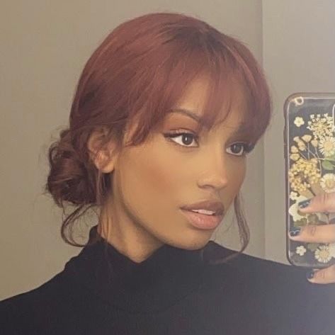 Monet De Haan Red Hair, Ginger Hair On Brown Skin, Pelo Color Cobre, Savannah Smith, Red Hair Inspo, Ginger Hair Color, Pretty Ppl, Summer 22, Auburn Hair