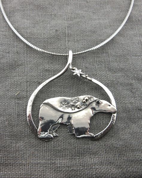 "Beautiful Seal" - Little Feathers Gallery Polar Bear Jewelry, National Teddy Bear Day, Running Hare, Teddy Bear Day, Wild Hare, Present For Girlfriend, Silver Bear, 3d Jewelry, Valentine's Week