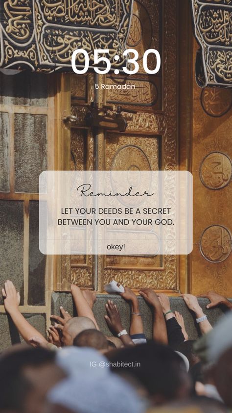 Ramadan daily reminder | day 1/30 #ramadan #dailyreminder Ramadan Day 30, Ramadan Day 5, Ramadan Calender, Ramadan Day, Ramadan Quotes, Daily Reminder, Ramadan, Let It Be, Quotes