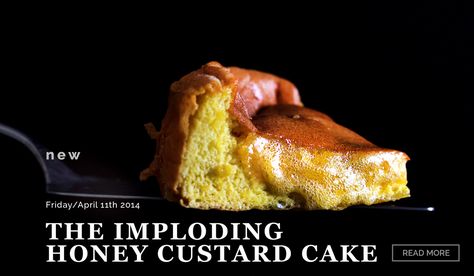 Custard Cake Recipes, Honey Cake Recipe, Custard Cake, Honey Cake, Angel Food Cake, Cake Flour, Cake Ingredients, Sweet Cakes, Food 52