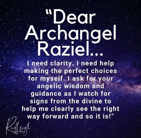 Archangel Raziel, Angel Meditation, Spiritual Angels, Archangel Prayers, Easy Love Spells, Angel Guide, Angel Prayers, Prayer For Protection, Spiritual Prayers