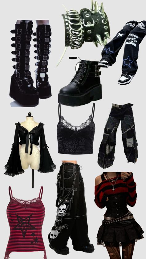 #emofits#scene Zombie Inspired Outfits, Emo Party Outfit, Emo Party, Shifting Outfits, Emo Fits, Scene Emo, Inspired Outfits, Party Outfit, Zombie