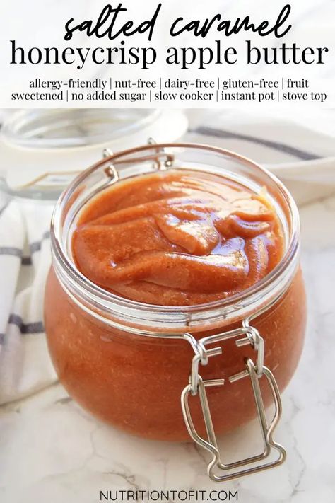 Fruit Butters Canning, Apple Pie Sauce, Fruit Butter Recipes, Honeycrisp Apple Recipes, Salted Caramel Apple Butter, Butter Boards, Fruit Butters, Butter Recipes Homemade, Fruit Butter