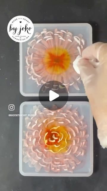 Poured Resin Art, Resin Tutorial Videos, Resin Crafts Tutorial Videos, Resin Coasters Ideas, Amazing Resin, How To Make Resin, Clay Crafts For Kids, Craft Resin, Epoxy Resin Diy