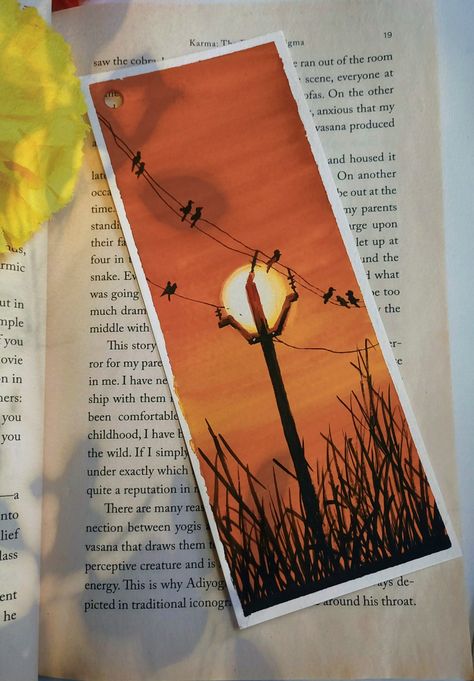 Book Marks Painting, Beautiful Pencil Drawings, Bookmark Diy, Bee Painting, Doodles Drawings, Painting For Beginners, Cute Bookmarks, Diy Bookmarks, Book Marks